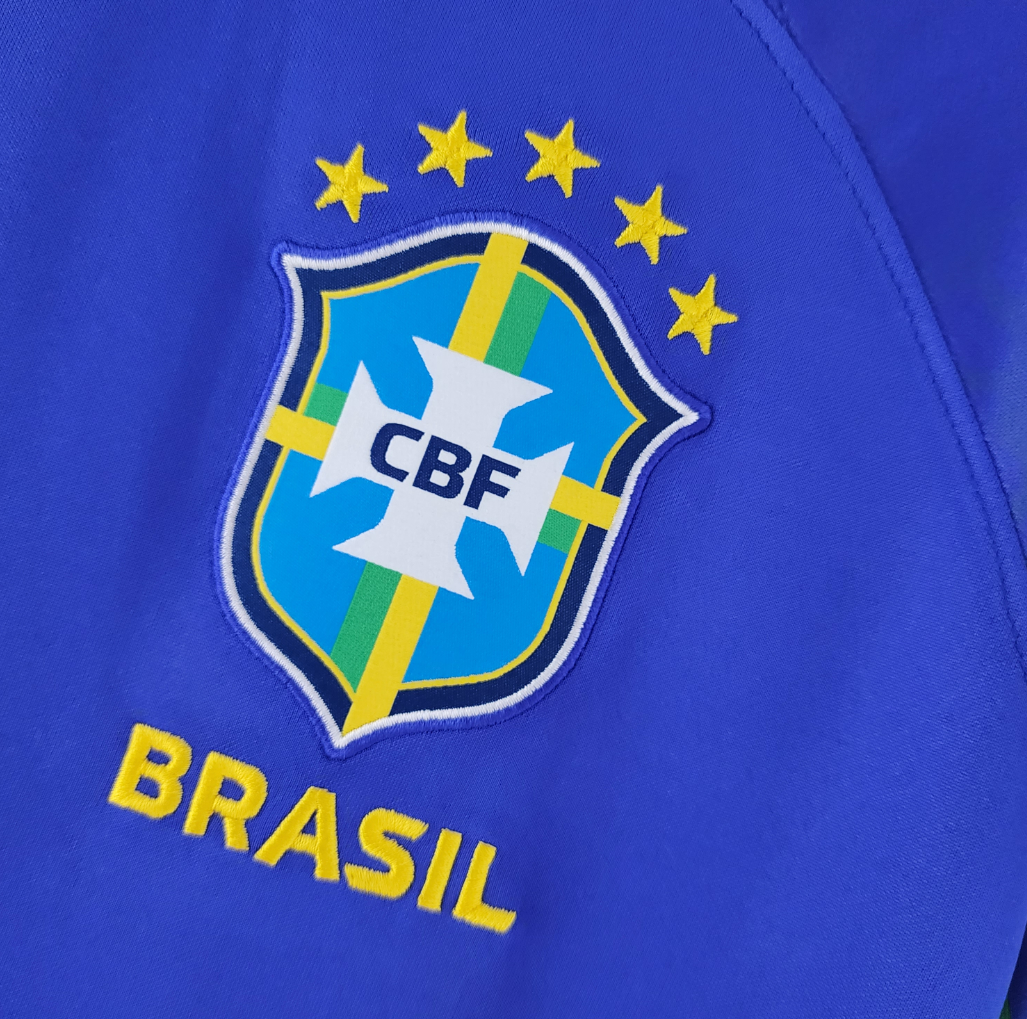 Brazil 2022 away blue shirt