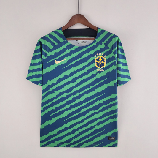 Brazil 2022 special edition blue/green shirt