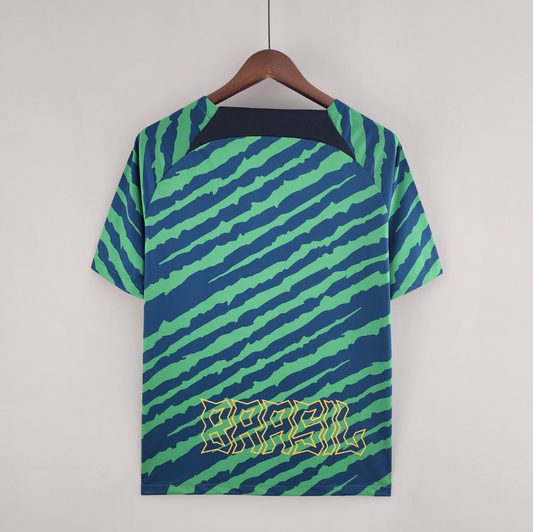Brazil 2022 special edition blue/green shirt