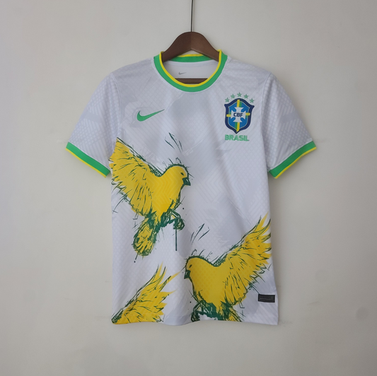 Brazil 2022 special edition white/yellow shirt