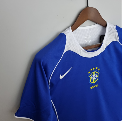 Brazil 04/06 away blue shirt