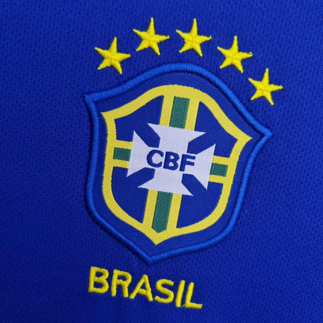 Brazil 04/06 away blue shirt