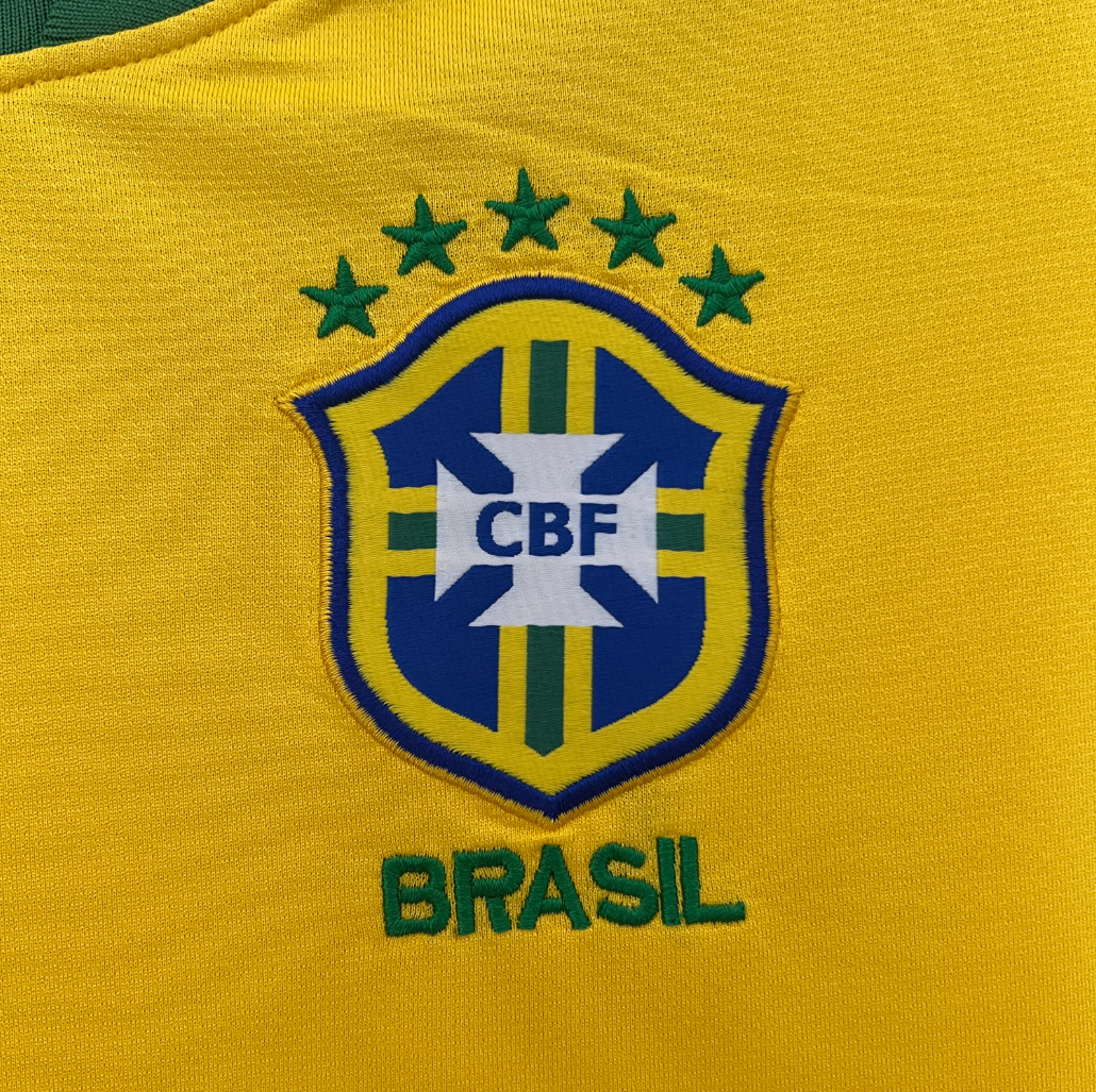 Brazil 2010 home yellow shirt