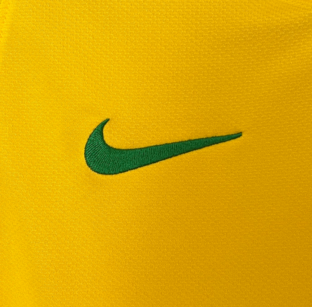 Brazil 2010 home yellow shirt