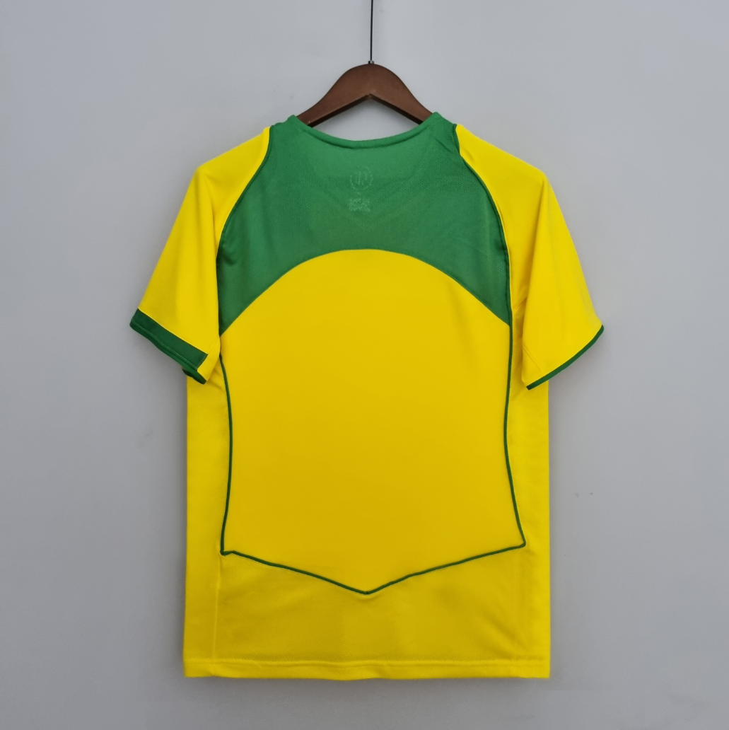 Brazil 04/06 home yellow shirt