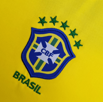 Brazil 04/06 home yellow shirt