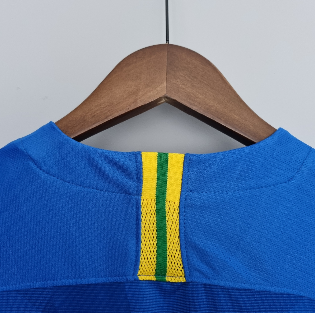 Brazil 2018 away blue shirt