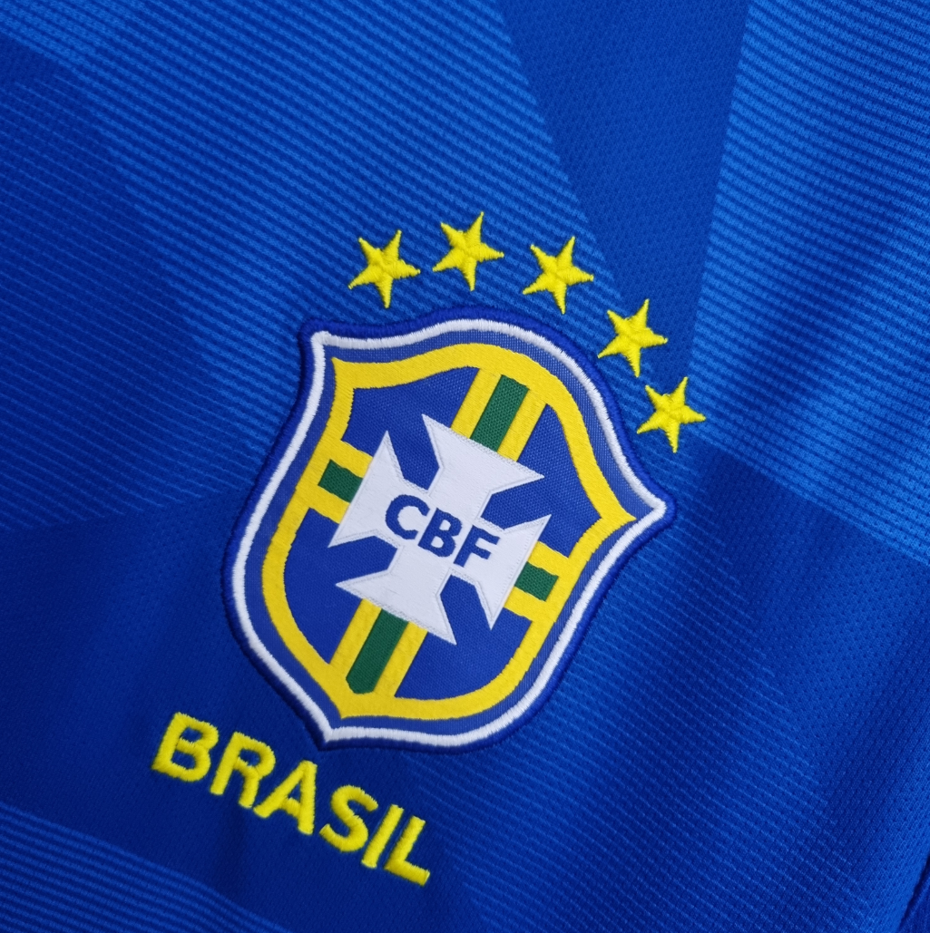 Brazil 2018 away blue shirt