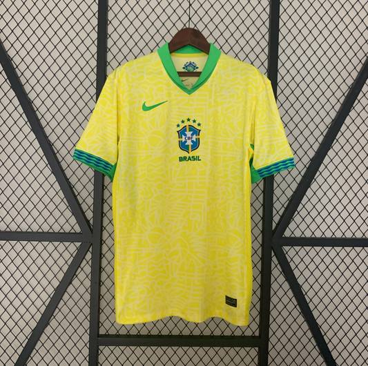 Brazil 2024 home yellow shirt
