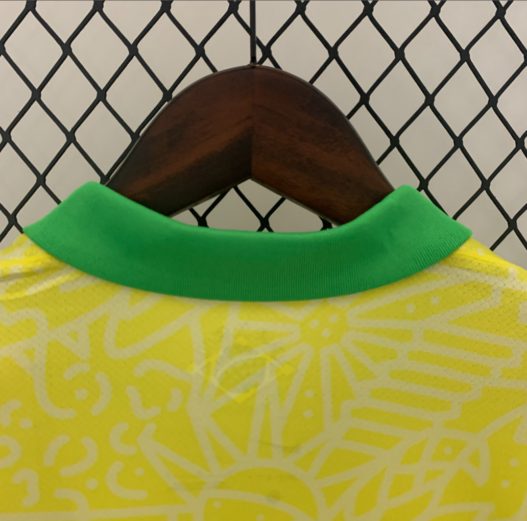 Brazil 2024 home yellow shirt