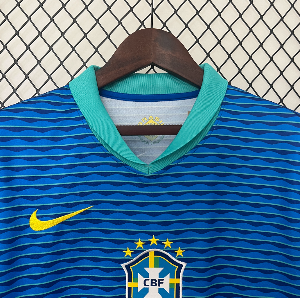 Brazil 2024 away blue shirt