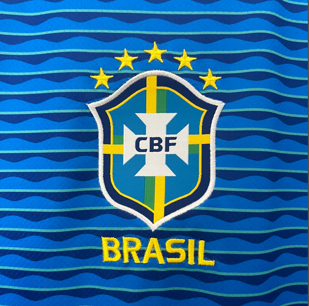 Brazil 2024 away blue shirt