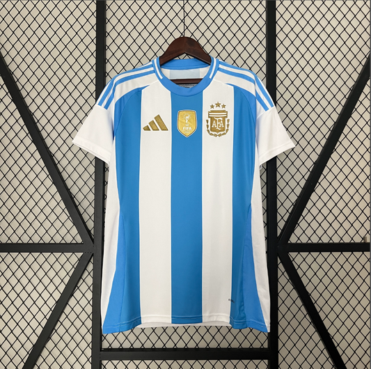 Argentina 2024 home white/blue shirt