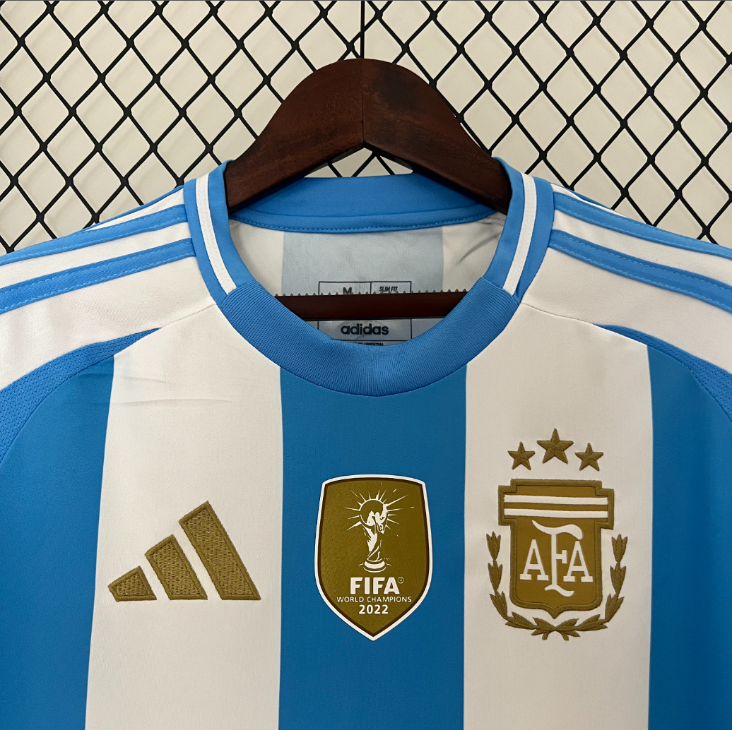 Argentina 2024 home white/blue shirt