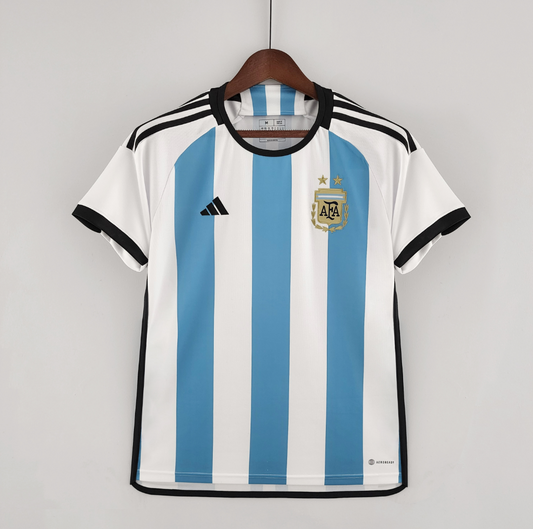 Argentina 2022 home white/blue shirt