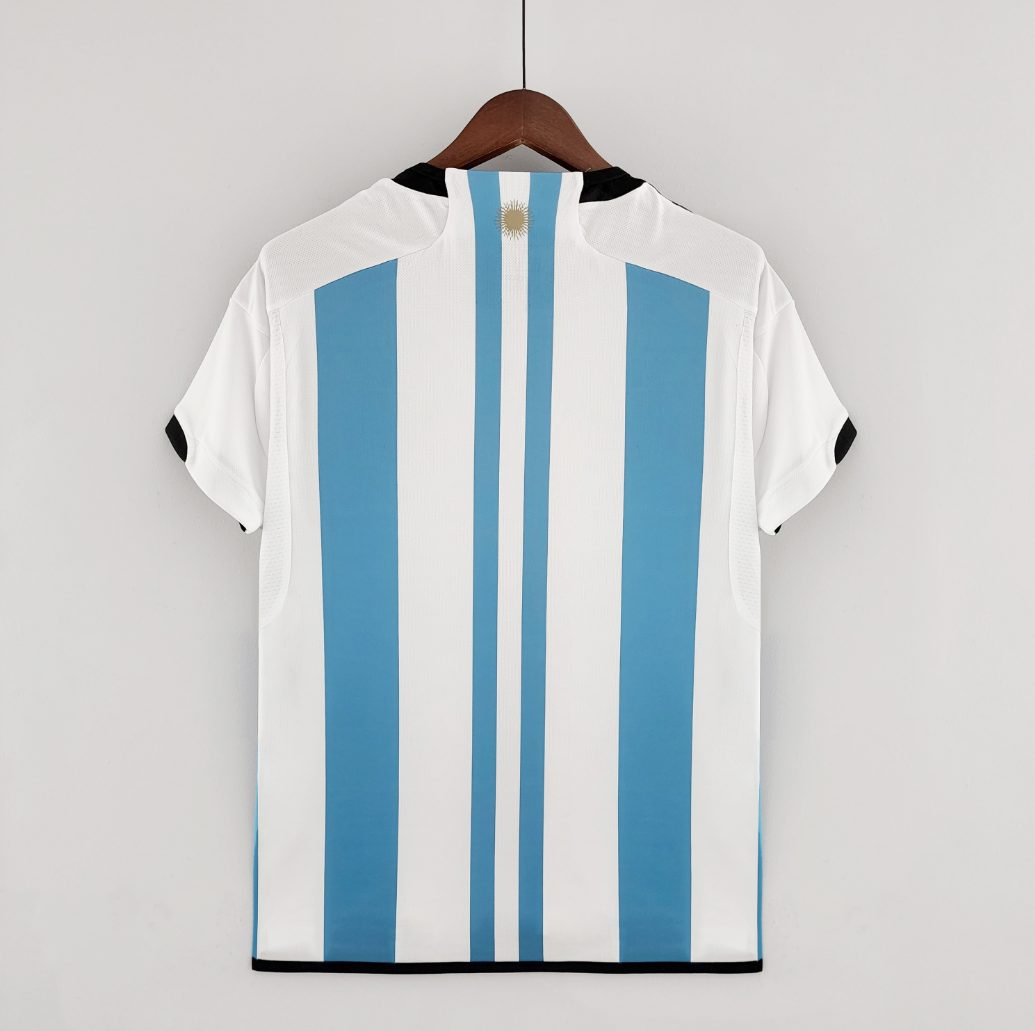 Argentina 2022 home white/blue shirt