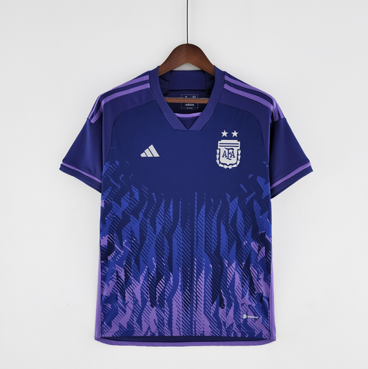 Argentina 2022 away purple shirt