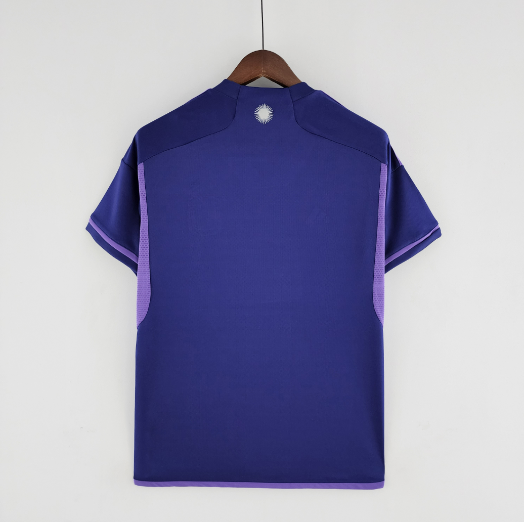 Argentina 2022 away purple shirt