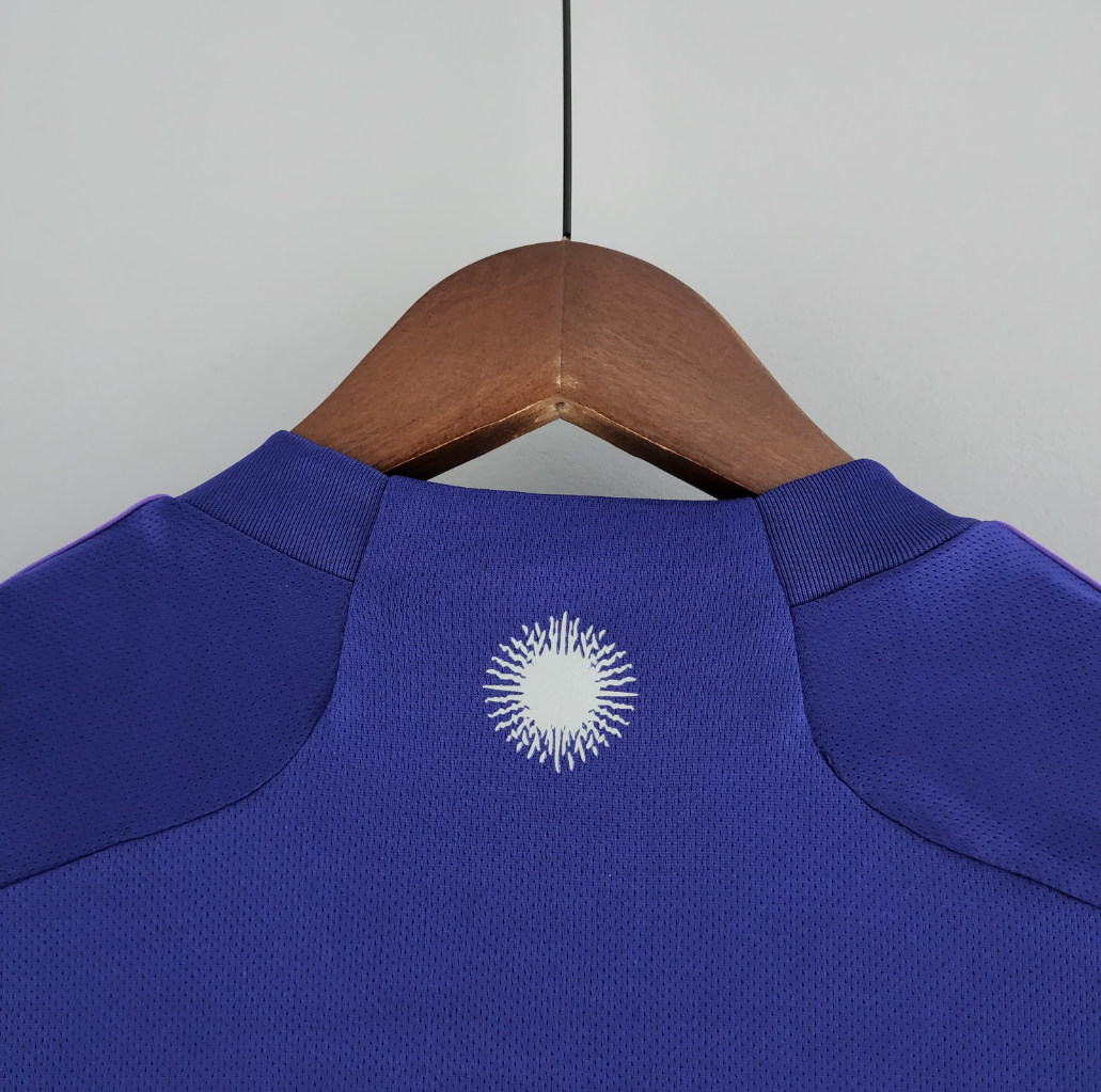 Argentina 2022 away purple shirt