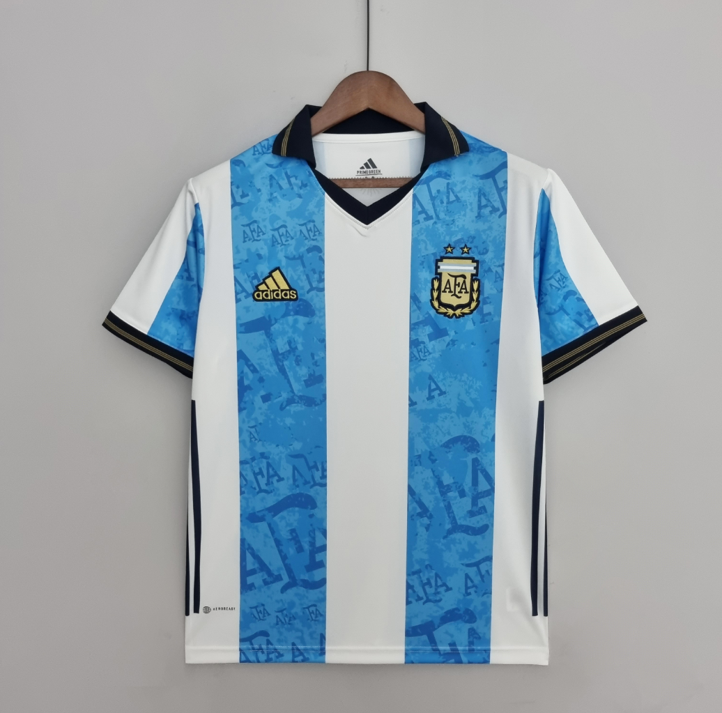 Argentina 2022 special edition white/blue shirt
