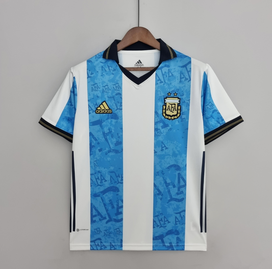 Argentina 2022 special edition white/blue shirt
