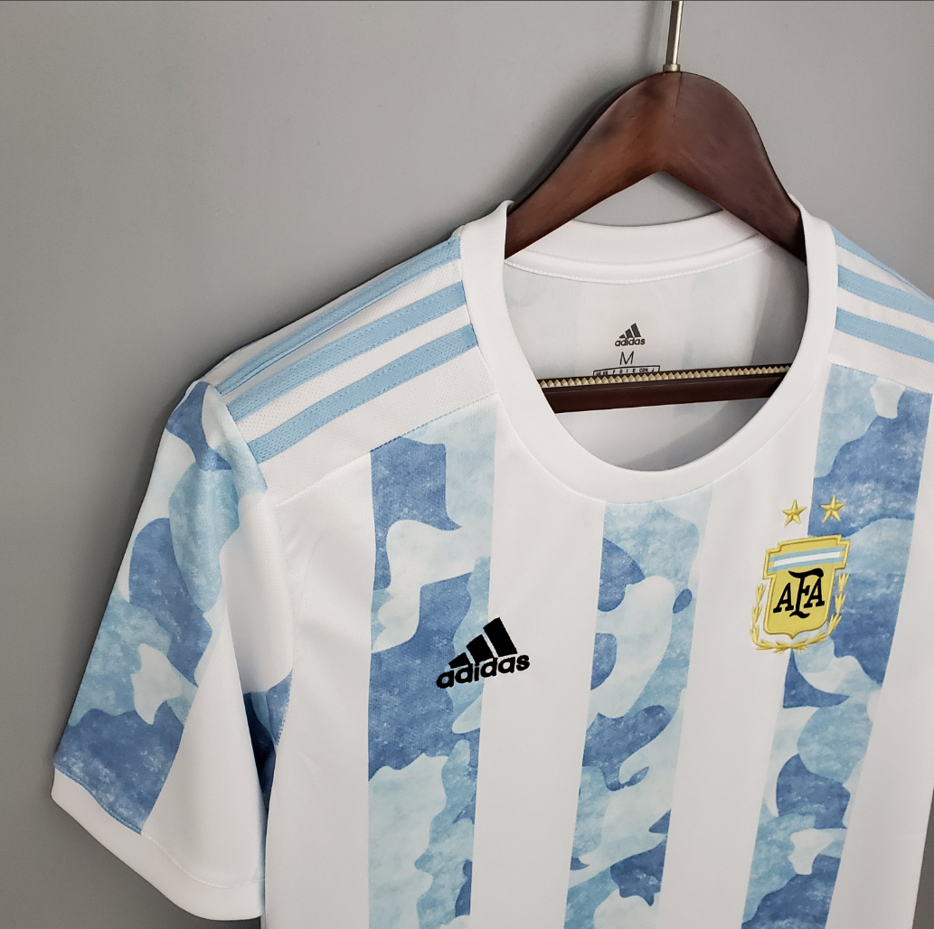 Argentina 2020 home white/blue shirt