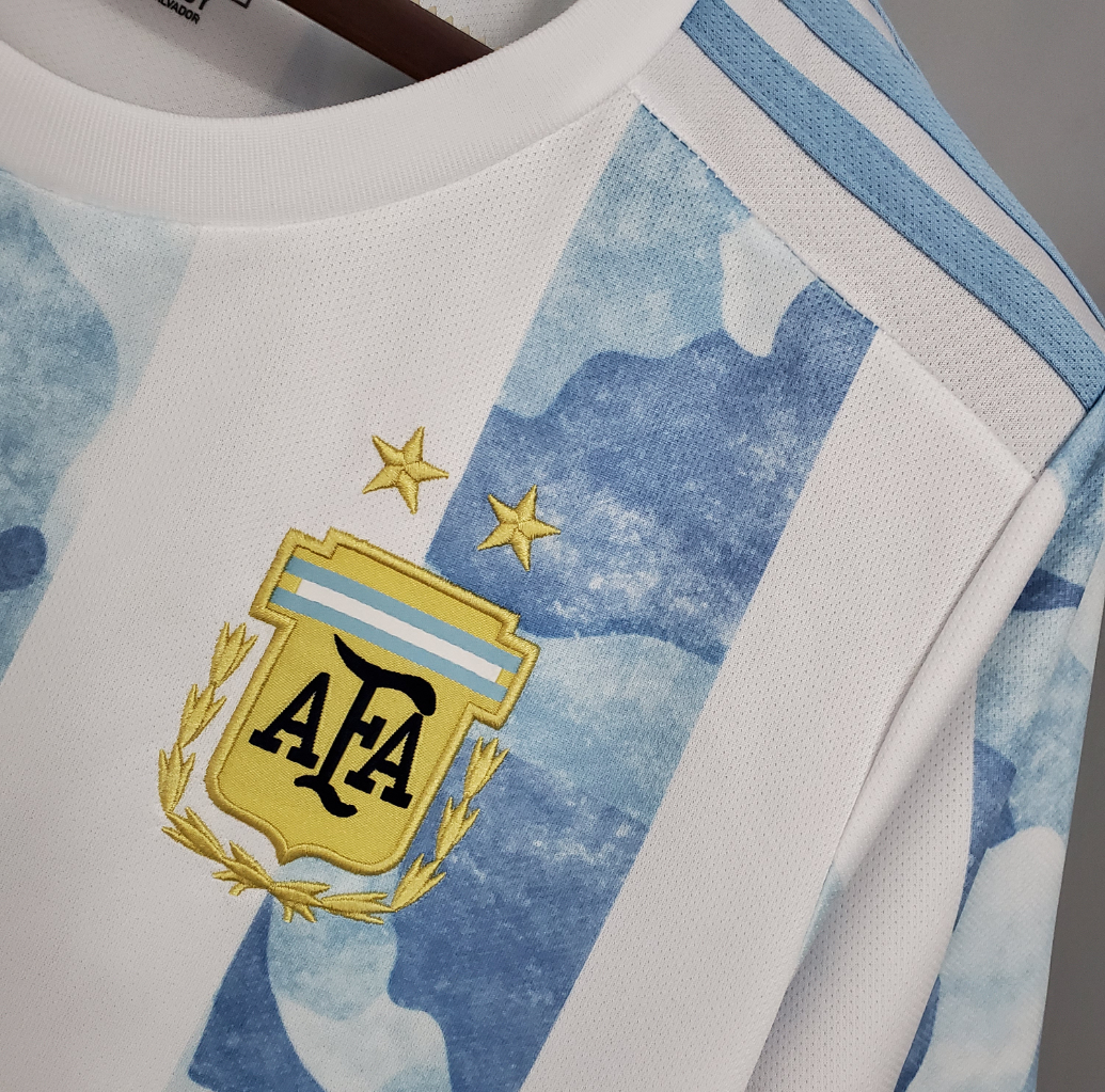 Argentina 2020 home white/blue shirt
