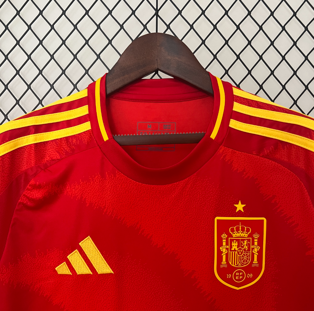 Spain 2024 home red shirt