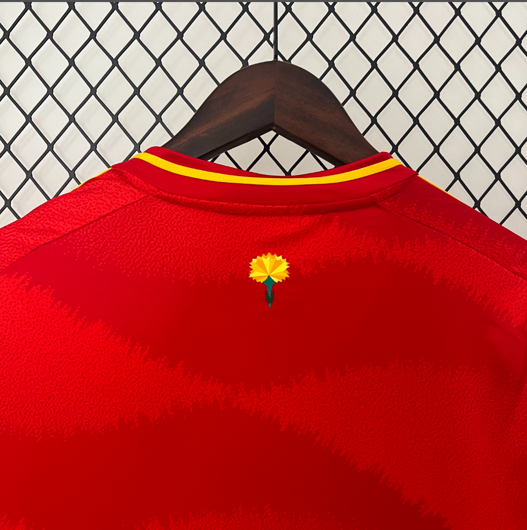 Spain 2024 home red shirt