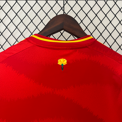 Spain 2024 home red shirt