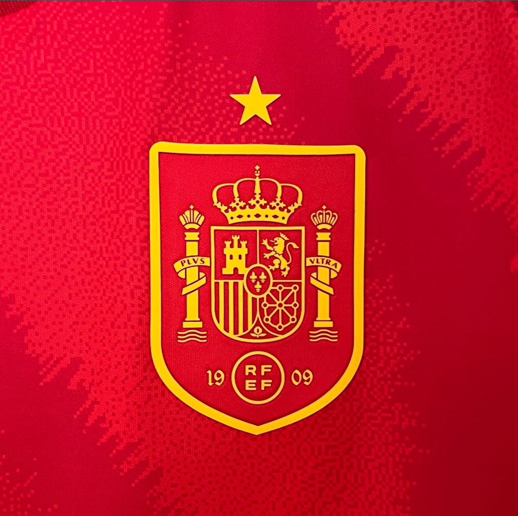 Spain 2024 home red shirt