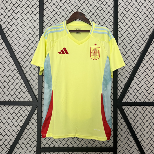Spain 2024 away lime shirt