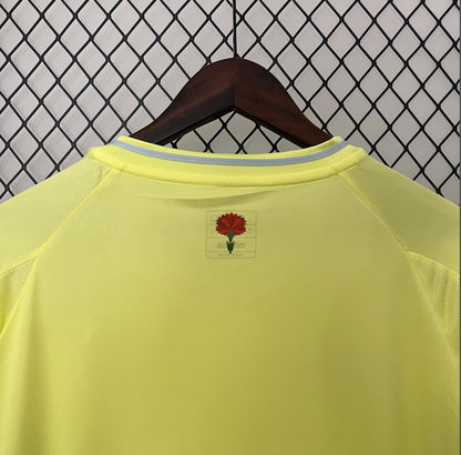 Spain 2024 away lime shirt