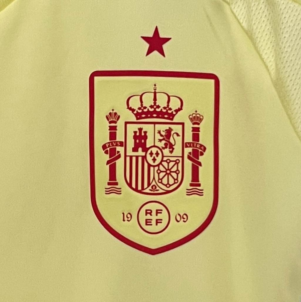 Spain 2024 away lime shirt
