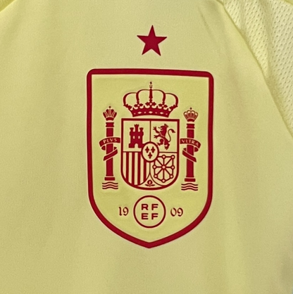 Spain 2024 away lime shirt