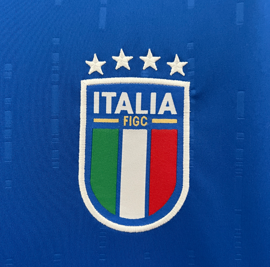 Italy 2024 home blue shirt