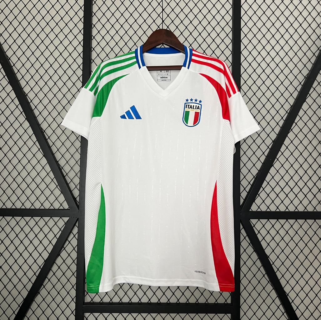 Italy 2024 away white shirt