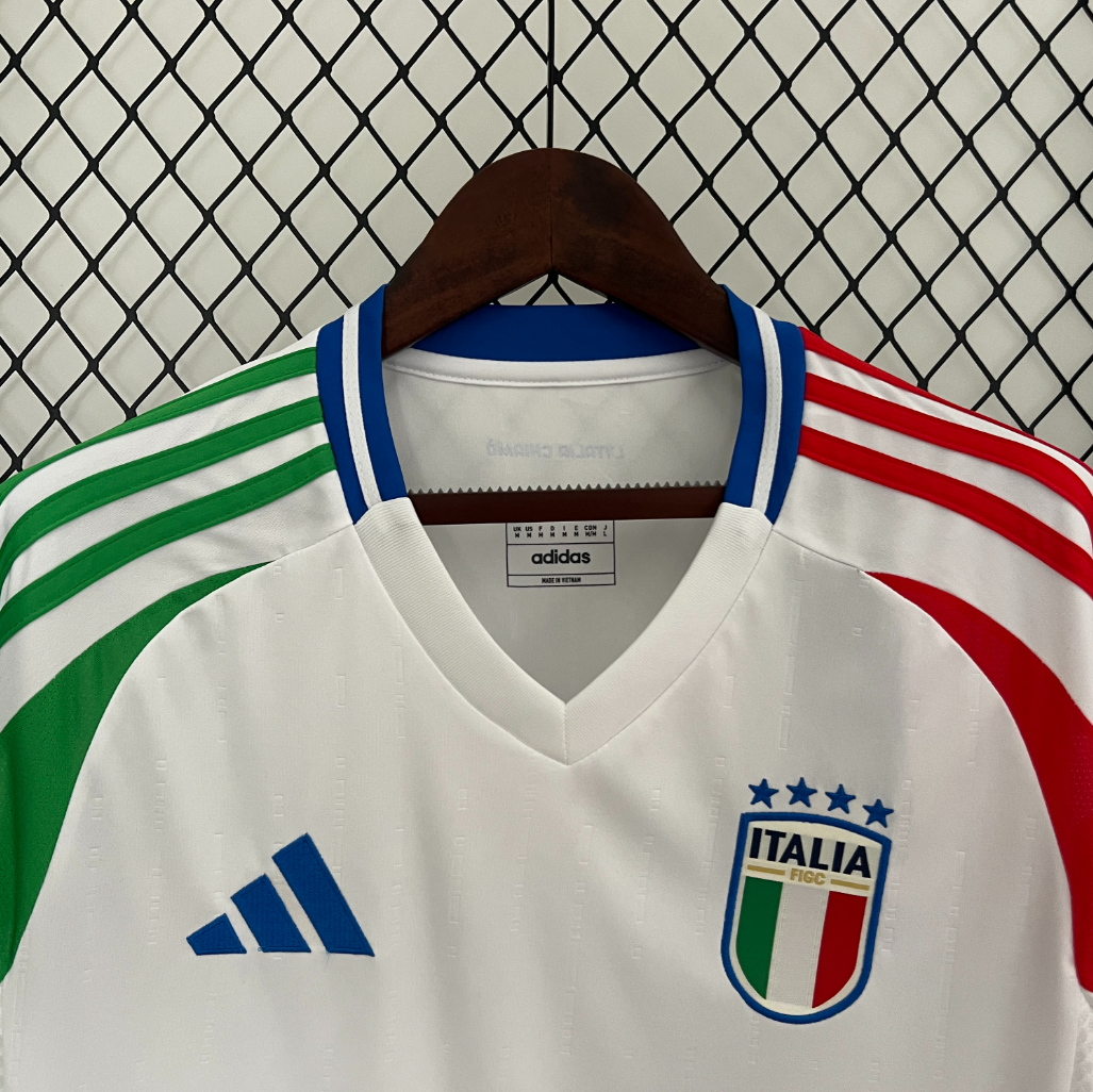 Italy 2024 away white shirt