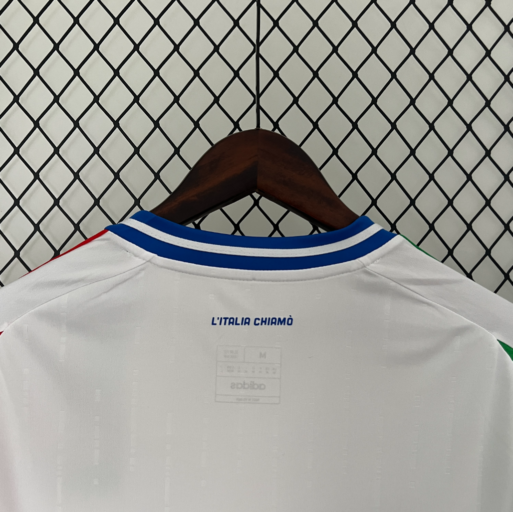 Italy 2024 away white shirt