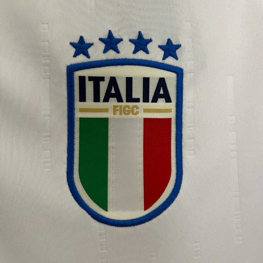 Italy 2024 away white shirt