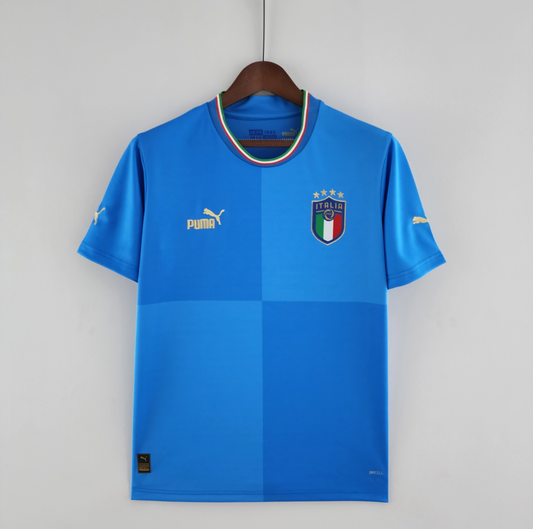 Italy 2022 home blue shirt