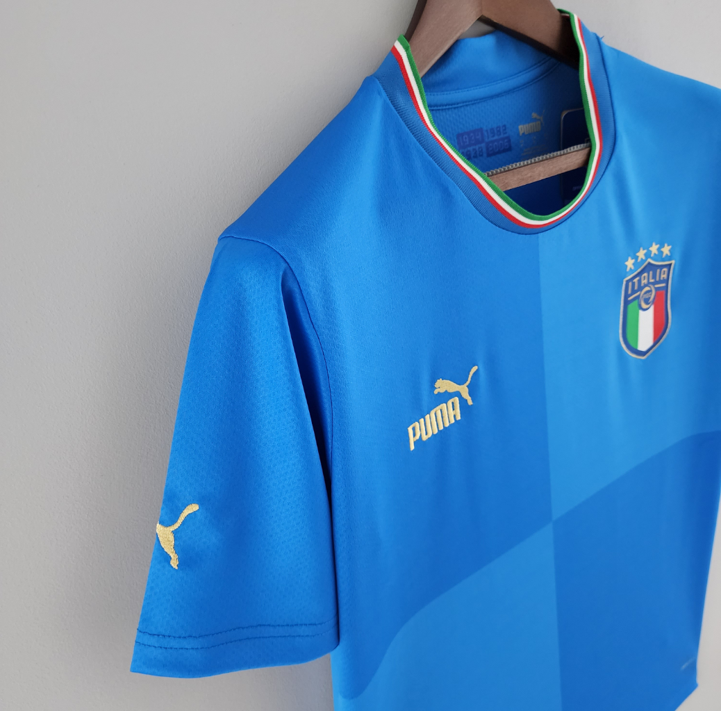 Italy 2022 home blue shirt