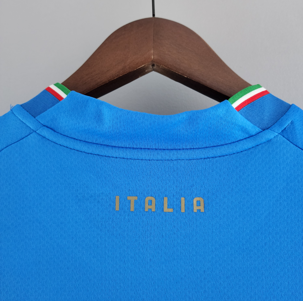 Italy 2022 home blue shirt