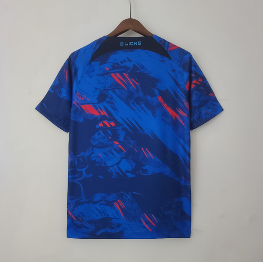 England 2022 training blue shirt