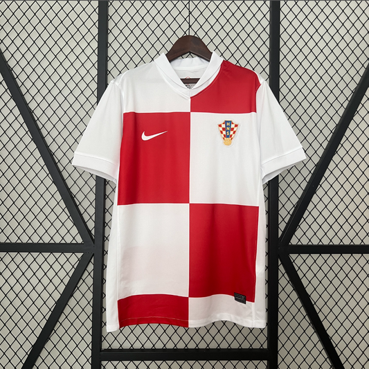 Croatia 2024 home white/red shirt