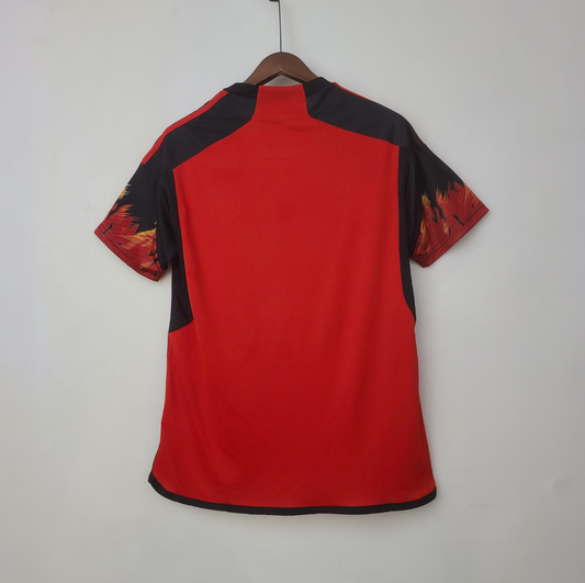 Belgium 2022 home red shirt