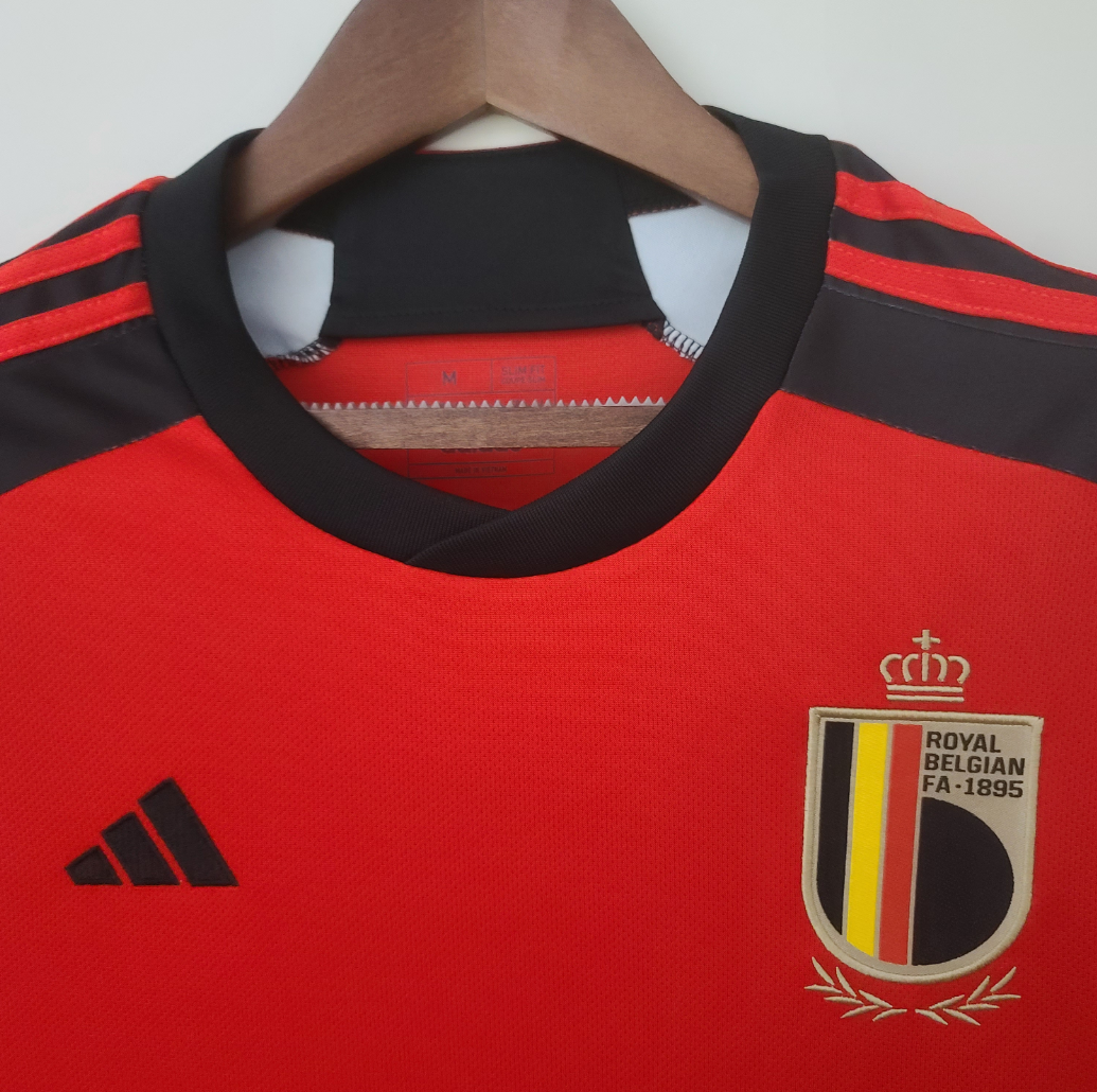 Belgium 2022 home red shirt