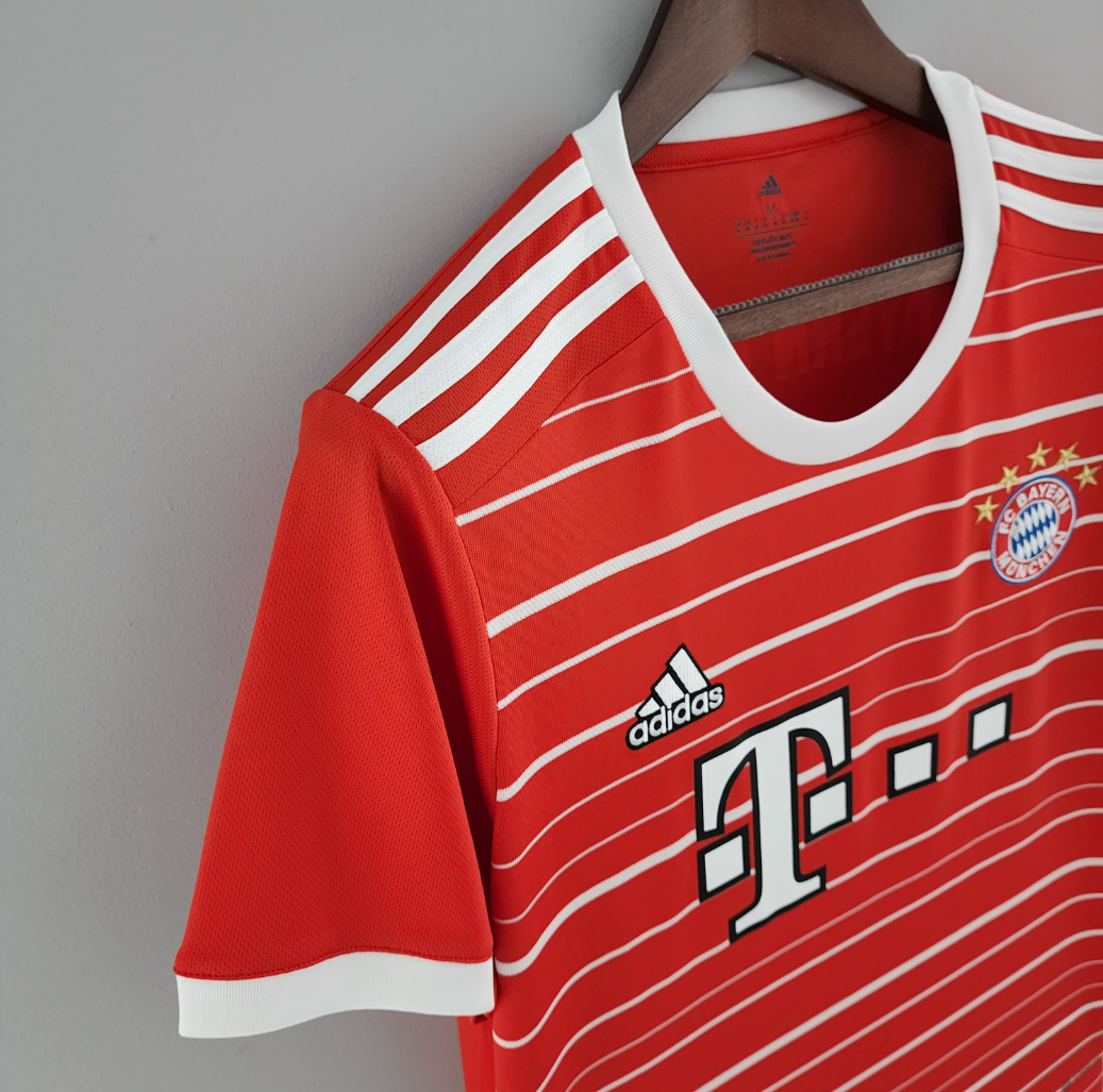 Bayern Munich 22/23 Home Jersey – Classic Hoops, Historic Roots