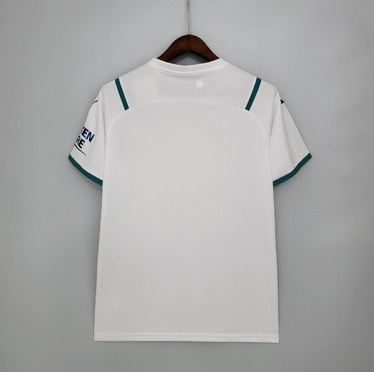 Manchester city 21/22 away white shirt