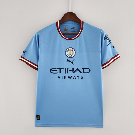 Manchester city 22/23 home blue shirt